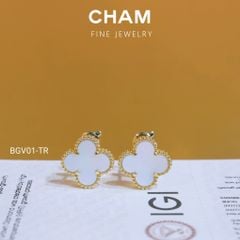 Hoa Tai BGV01 Vàng 10k Kim Cương Lab Grown Diamond