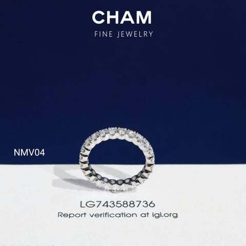 Nhẫn Nữ NMV04 Vàng 10k Kim Cương Lab Grown Diamond