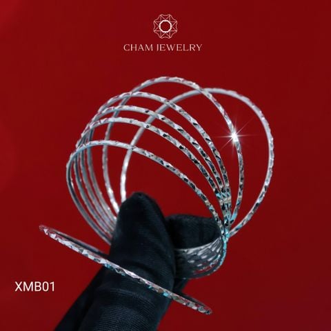Vòng Tay Ximen Bé XMB01 CHAM JEWELRY, Bảng 1.5mm (Barcode TXEC02)