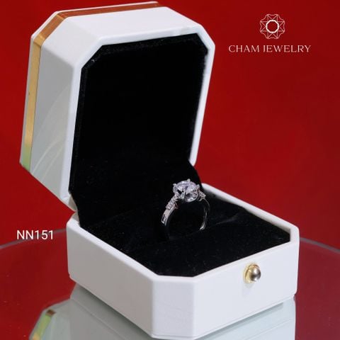 Nhẫn NN151 CHAM JEWELRY, Chủ 6.0mm (Barcode TNN1760)