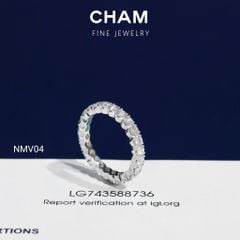 Nhẫn Nữ NMV04 Vàng 10k Kim Cương Lab Grown Diamond