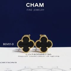 Hoa Tai BGV01 Vàng 10k Kim Cương Lab Grown Diamond