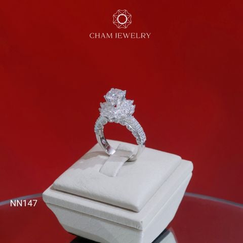 Nhẫn NN147 CHAM JEWELRY, Chủ 6.5mm (Barcode TNN1735)