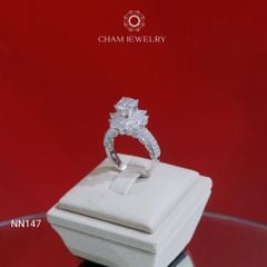 Nhẫn NN147 CHAM JEWELRY, Chủ 6.5mm (Barcode TNN1735)