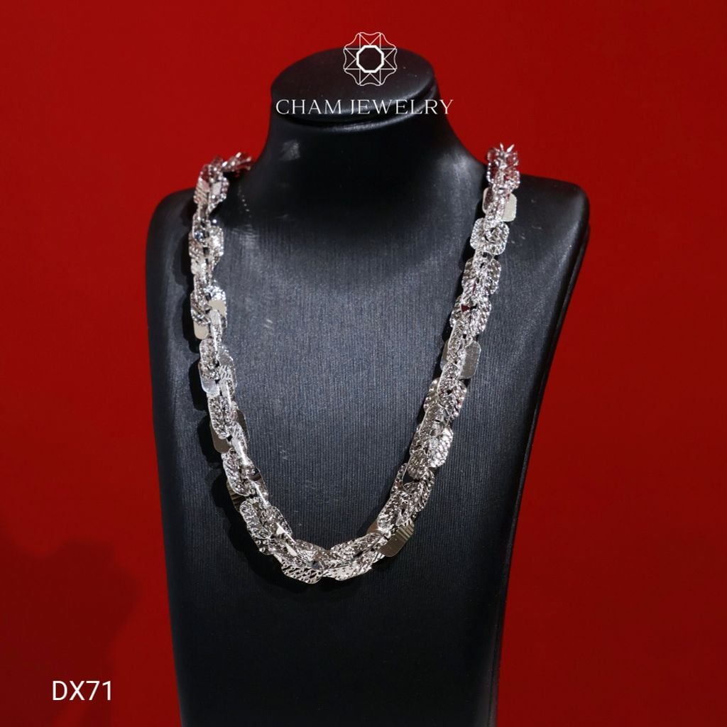 Dây Xoắn DX71 CHAM JEWELRY, Dây Xoắn Vuông Chạm Máy Bản 6.0mm (TDBC912)