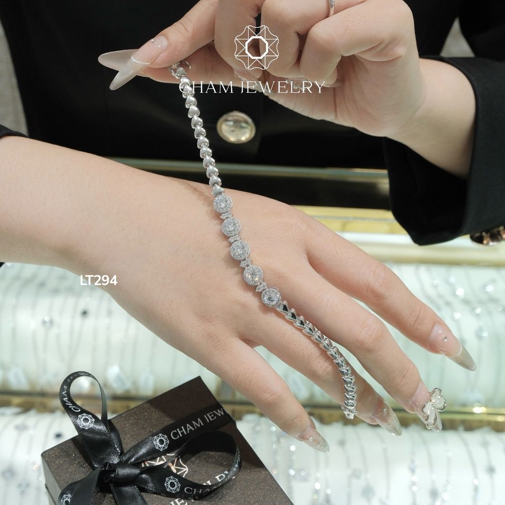 Lắc Tay LT294 CHAM JEWELRY, Chủ 4.5mm ( Barcode CL7311).