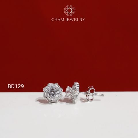Hoa Tai BD129 CHAM JEWELRY , Chủ 4.0mm (TBD1906).
