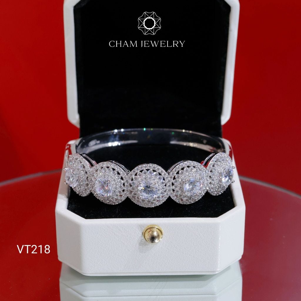 Vòng Tay VT218 CHAM JEWELRY Chủ 6.0mm (Barcode CV7200)