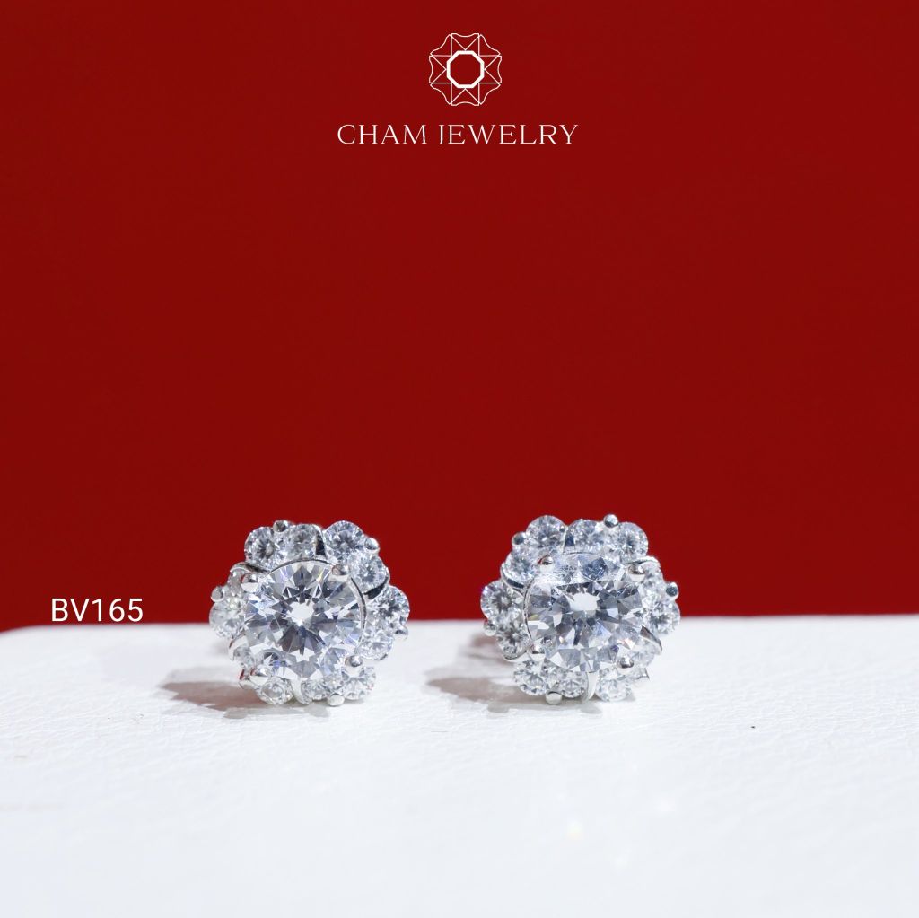 Hoa Tai CHAM JEWELRY BV165, Chủ 5.0mm (Barcode TBV425)