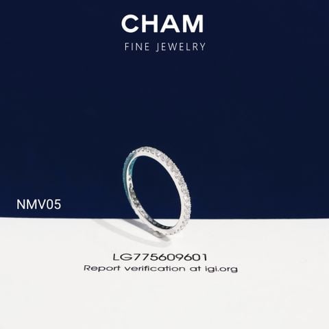 Nhẫn Nữ NMV05 Vàng 10k Kim Cương Lab Grown Diamond (Barcode DNU26)