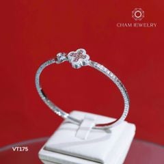 Vòng Tay VT175 CHAM JEWELR, Vòng Kiểu Cỏ 4 Lá (Barcode CV7202).