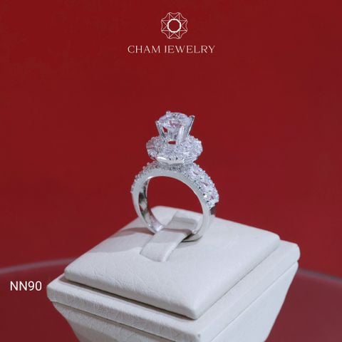 Nhẫn NN90 CHAM JEWELRY, Chủ 7.0mm ( Barcode TNN1694 ).