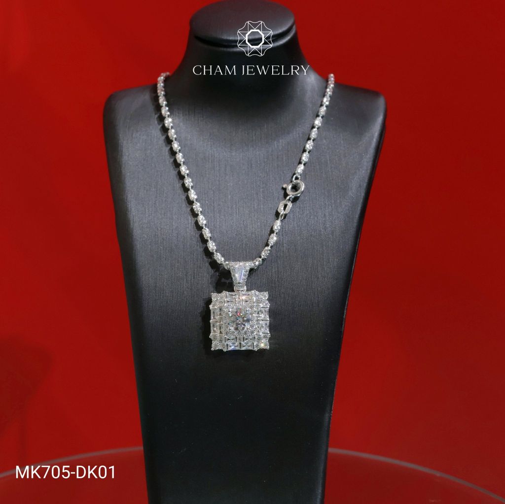 Dây Và Mặt MK705-DK01 45cm CHAM JEWELRY, Chủ 6.0mm