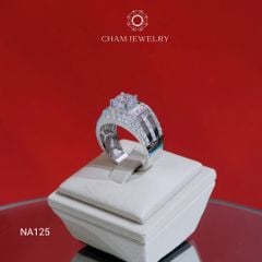 Nhẫn Nam NA125 CHAM JEWELRY, Chủ 7.5mm (Barcode TNNA321).