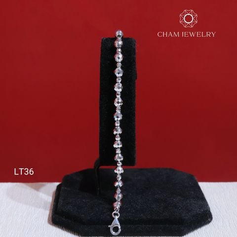 Lắc Tay LT36 CHAM JEWELRY, Lắc Tay Bi 5.0mm (Barcode CLACY265).