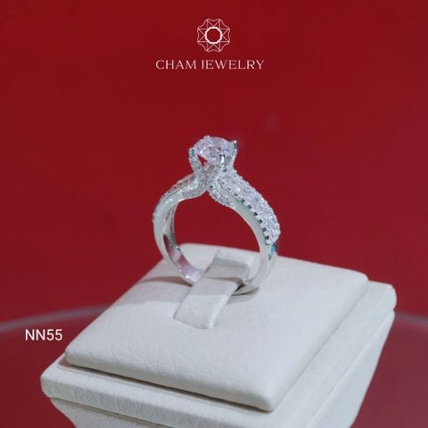Nhẫn NN55 CHAM JEWELRY, Chủ 6.0mm (Barcode TNN1484) .