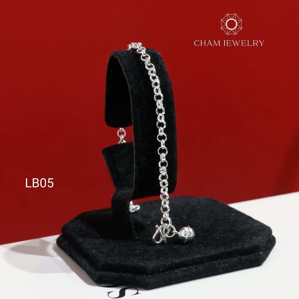 Lắc Tay Bé LB05 CHAM JEWELRY, Lắc Tay Charm Chuông (Barcode TLBC676)