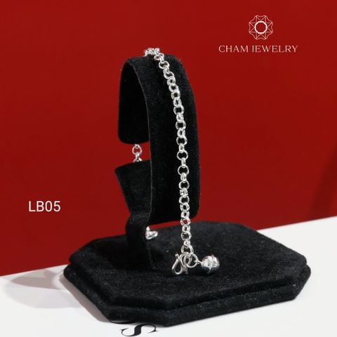 Lắc Tay Bé LB05 CHAM JEWELRY, Lắc Tay Charm Chuông (Barcode TLBC676)