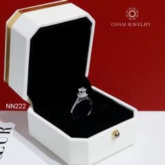 Nhẫn NN222 CHAM JEWELRY, Chủ 4.0mm( Barcode TNN1881).