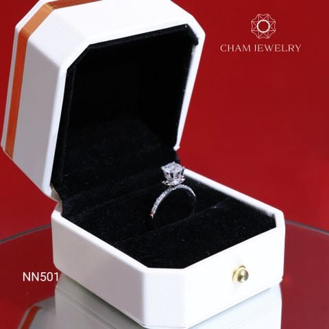 Nhẫn NN501 CHAM JEWELRY, Chủ 6.0mm (Barcode TNN1246).