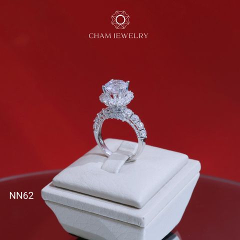 Nhẫn NN62 CHAM JEWELRY, Chủ 8.0mm (Barcode TNN1705)