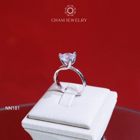 Nhẫn NN181 CHAM JEWELRY, Chủ 8.0mm.