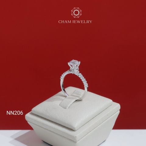 Nhẫn NN206 CHAM JEWELRY, Chủ 6.0mm (Barcode TNN1571).