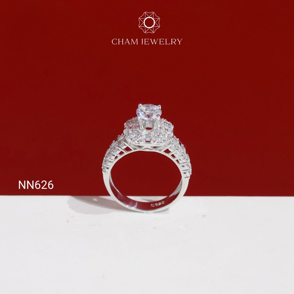 Nhẫn NN626 CHAM JEWELRY, Chủ 5.5mm ( C-NHN137(B15) ).