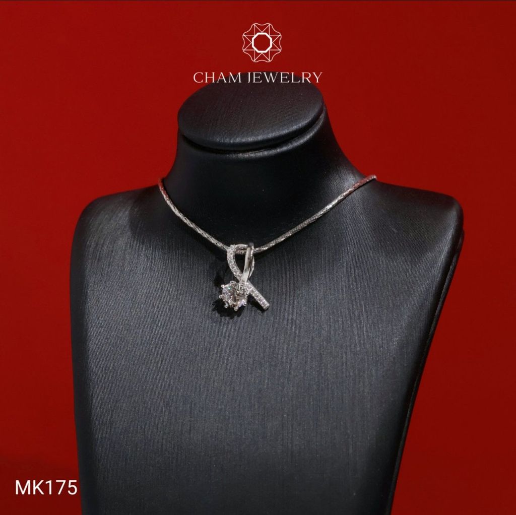 Mặt Dây Chuyền MK175 CHAM JEWELRY, Mặt Kiểu Chủ 5.0mm (Barcode TMX432).