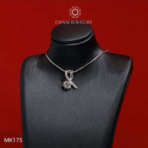 Mặt Dây Chuyền MK175 CHAM JEWELRY, Mặt Kiểu Chủ 5.0mm (Barcode TMX432).