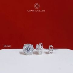 Hoa Tai BD60 CHAM JEWELRY, Chủ 4.5mm (Barcode TBD1704).