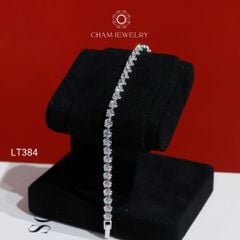 Lắc Tay LT384 CHAM JEWELRY, Lắc Tay Kiểu Full Đá 3.5mm (Barcode PLH01)