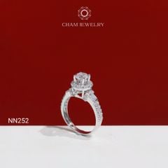 Nhẫn NN252 CHAM JEWELRY, Chủ 5.5mm( Barcode TNN1895).