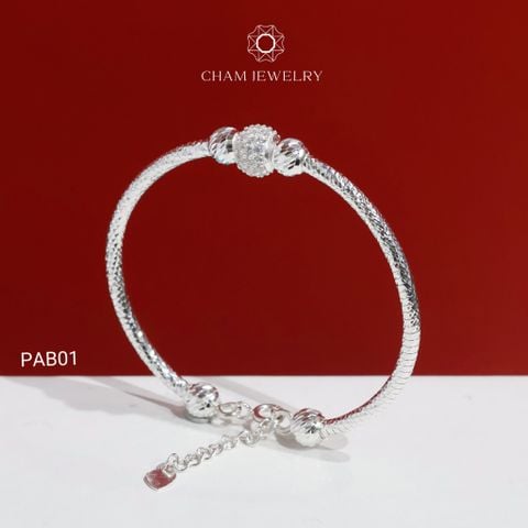 Vòng Tay Bé PAB01 CHAM JEWELRY, Vòng Bi Chạm Máy  (Barcode TVEC52)