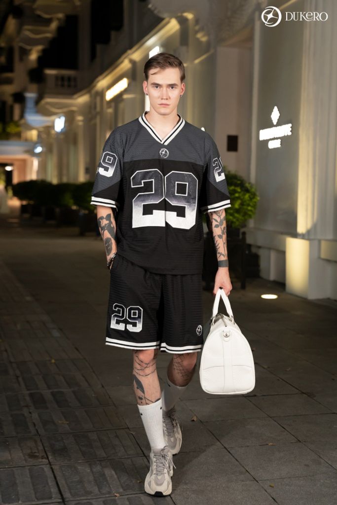 Set Jersey Mesh 29 Rhinestone Gradient SS25.2