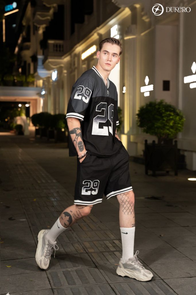 Set Jersey Mesh 29 Rhinestone Gradient SS25.2