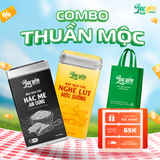  COMBO THUẦN MỘC -  Hắc Mè An Cung + Nghệ Lứt Mộc Dưỡng 