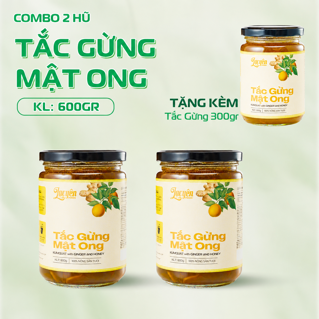  Tắc Gừng Mật Ong Lạc Yên Foods 
