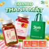  COMBO THANH MÁT - Cốt Mật 11 Loại Thảo Mộc + Gấc Tươi Chanh Dây 