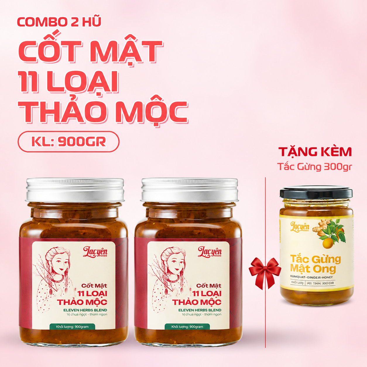  Cốt Mật 11 Loại Thảo Mộc Lạc Yên Foods 