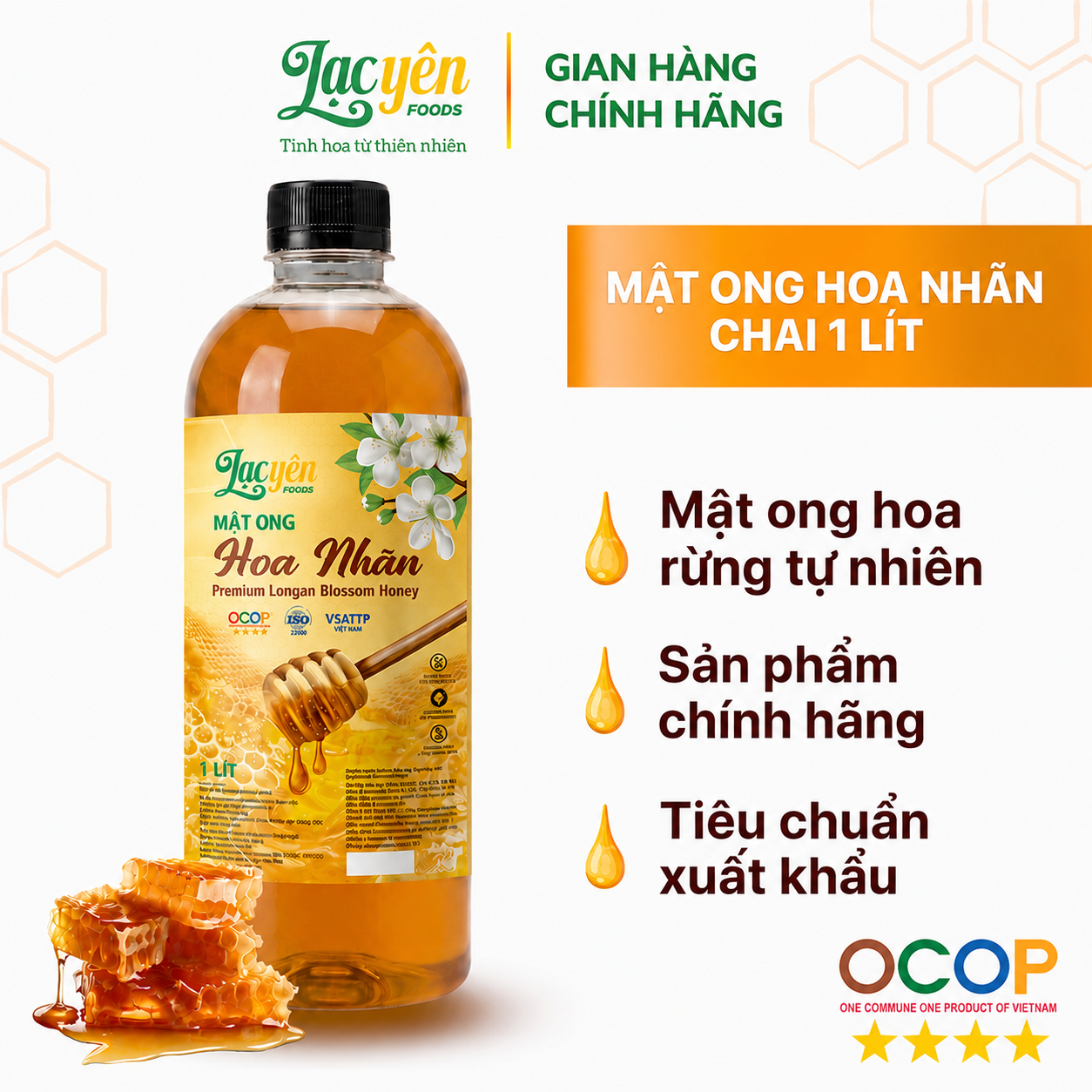  Mật Ong Nguyên Chất Lạc Yên Foods 