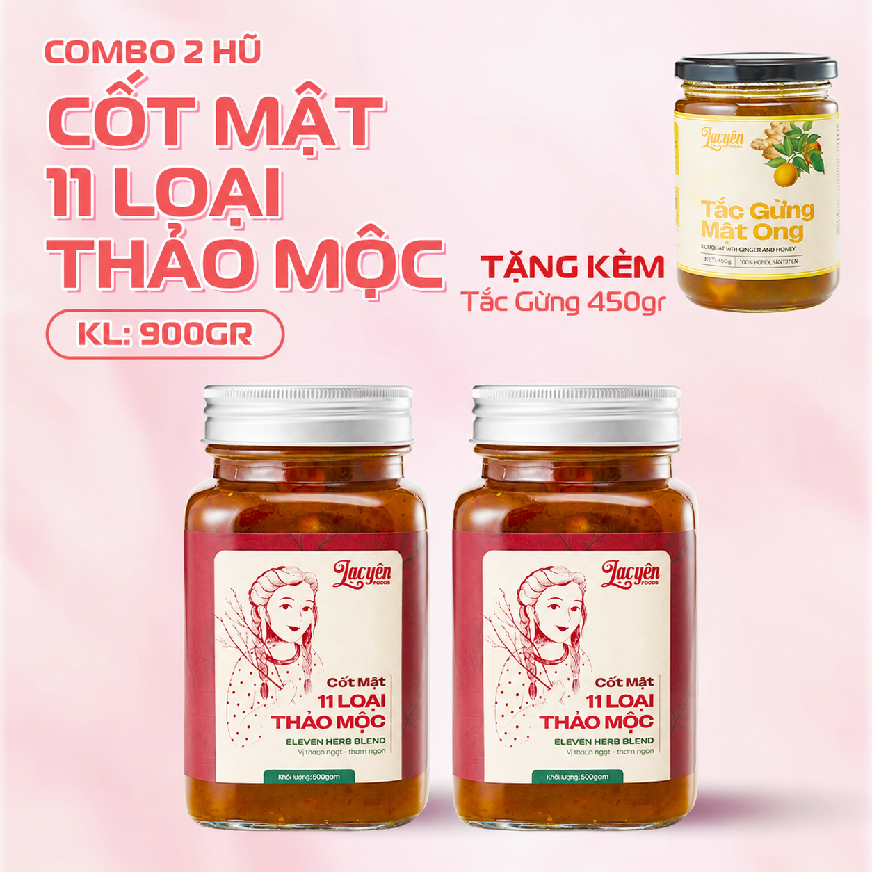  Cốt Mật 11 Loại Thảo Mộc Lạc Yên Foods 