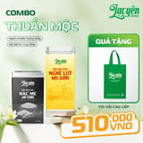  COMBO THUẦN MỘC -  Hắc Mè An Cung + Nghệ Lứt Mộc Dưỡng 