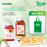  COMBO THANH MÁT - Cốt Mật 11 Loại Thảo Mộc + Gấc Tươi Chanh Dây 