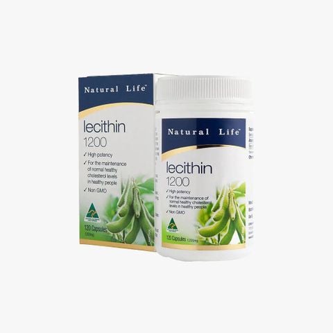 Thuốc Natural Life Lecithin 1200mg 120 Viên Exp 04/24