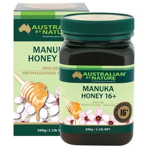 Mật ong Manuka Australian by Nature 16+ 500g - New Zealand (MGO 600) - Chất lượng cao