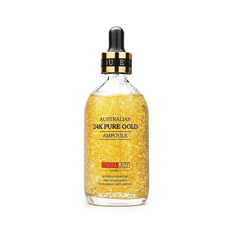 Ống tinh chất vàng nguyên chất Thera Lady 24K 100mL của Úc
