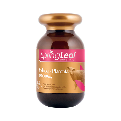 Nhau thai cừu Spring Leaf 80000mg 90 viên nang