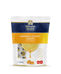 Kẹo ngậm mật ong Manuka Health MGO 400+ vị chanh 15 giọt