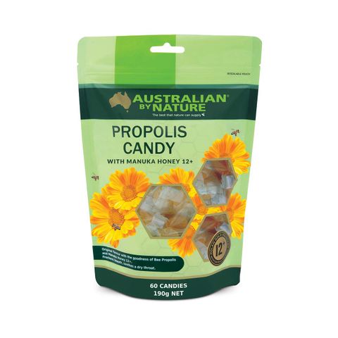 Kẹo Propolis 60 viên của Úc với mật ong Manuka (MGO 400)